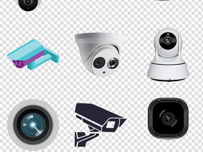 監(jiān)控?cái)z像頭與安防設(shè)備海報(bào)詳情頁素材 免扣PNG圖片與模板下載